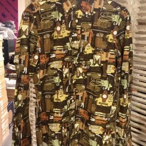 Made in Italy CAMOUFLAGE Pull Shirt Paillettes 50% viscose vert-Sons 40 42 44 